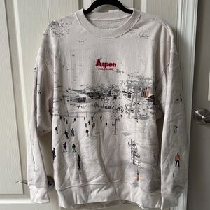 NWT abercrombie aspen crewneck size M